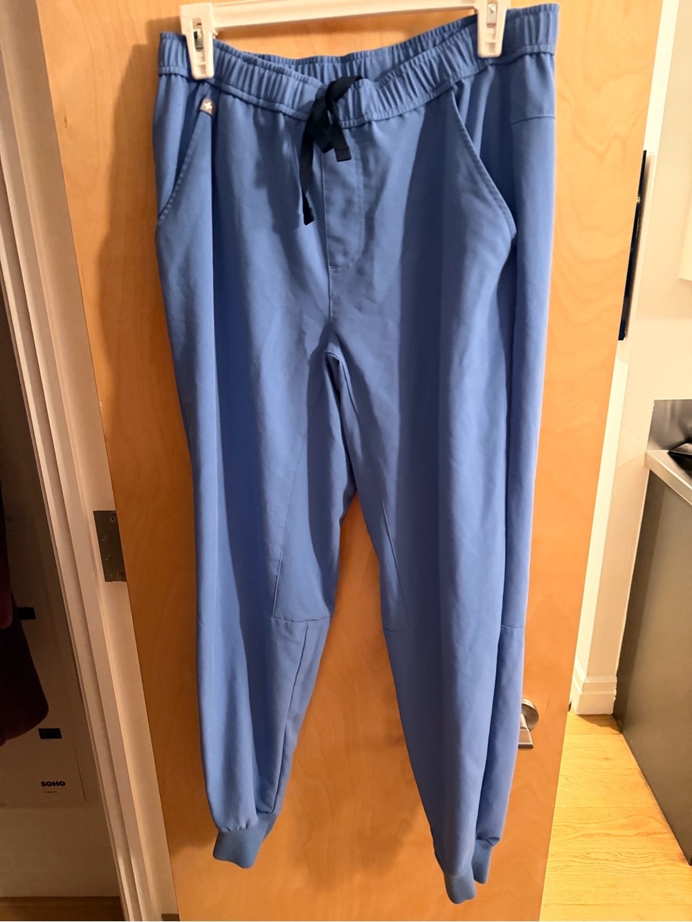Figs Men's Light Blue Drawstring Joggers